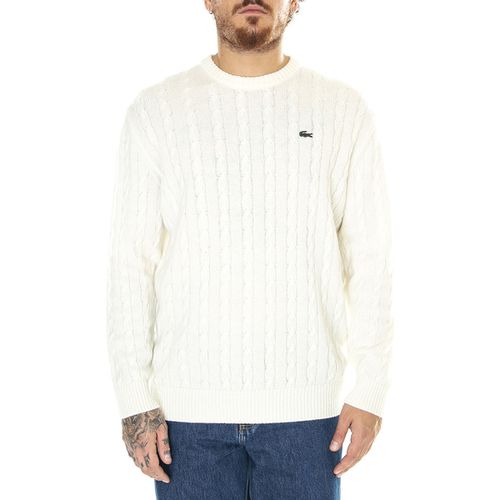 Maglione Pullover AH866-XFJ White - Lacoste - Modalova