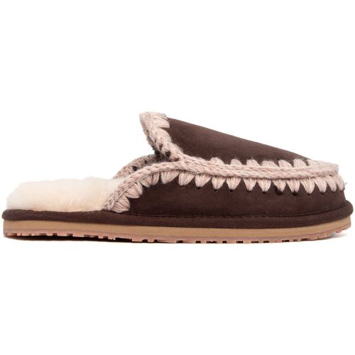 Scarpe FW161007A SUEDE SLIPPER FULL ESKIMO STITCH MOCHA - Mou - Modalova