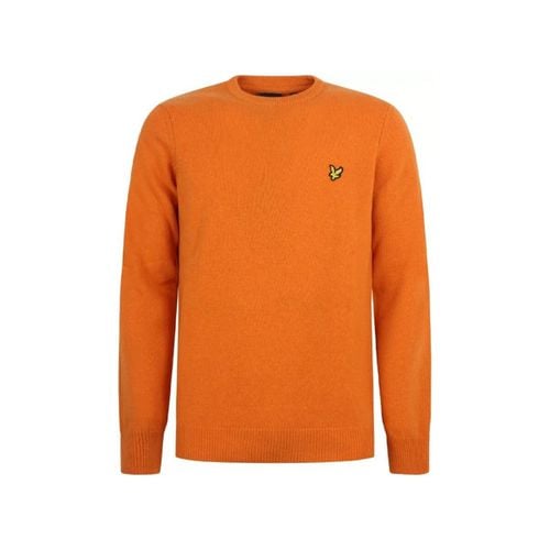 Maglione Maglia Girocollo In Misto Lana Dolomite Ochre - Lyle & Scott - Modalova