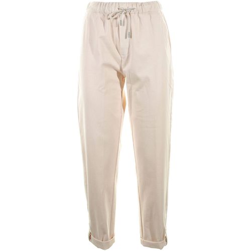 Pantaloni Pantalone rosa con coulisse - Panicale Cashmere - Modalova