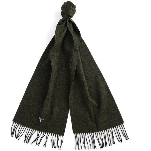 Sciarpa Plain Lambswool Scarf Green - Barbour - Modalova