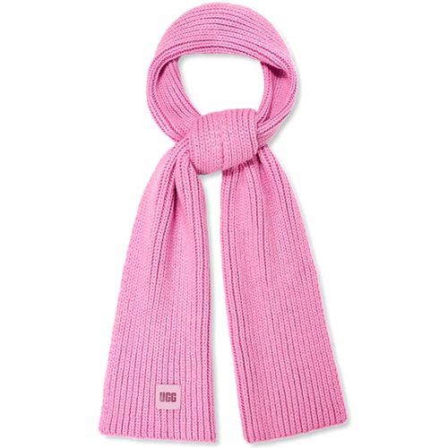 Sciarpa W Chunky Rib Knit Scarf Neon Pink - Ugg - Modalova