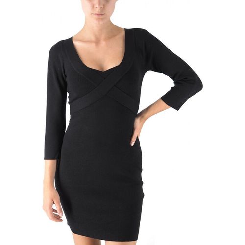 Abito Lunghi Abito In Maglia Con Incrocio Black - Blugirl - Modalova