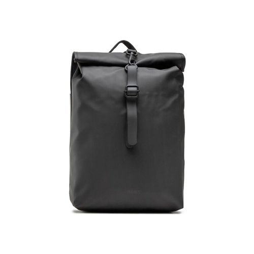 Borsa Rolltop Rucksack Mini Black - Rains - Modalova