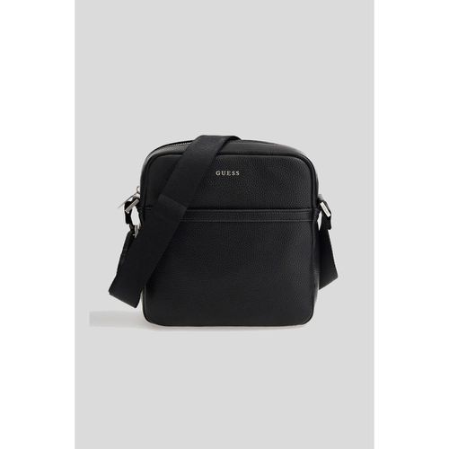 Borsa Riviera Top Zip Crossbody Flat - Black - Guess - Modalova