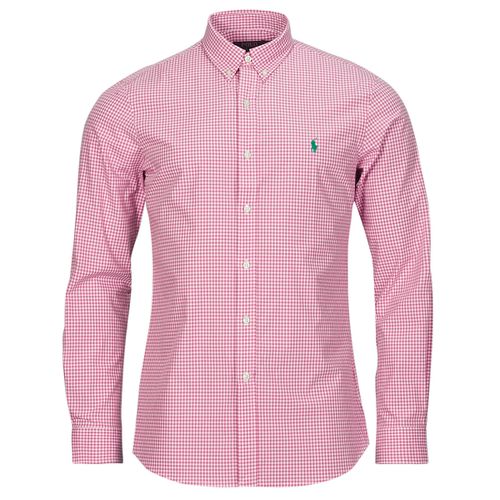 Camicia a maniche lunghe CHEMISE AJUSTEE SLIM FIT EN POPELINE RAYE - Polo ralph lauren - Modalova