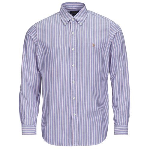 Camicia a maniche lunghe CHEMISE COUPE DROITE EN OXFORD RAYEE - Polo ralph lauren - Modalova