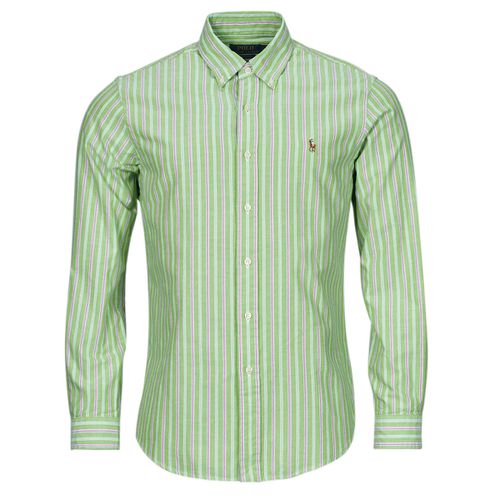 Camicia a maniche lunghe CHEMISE COUPE DROITE EN OXFORD RAYEE - Polo ralph lauren - Modalova