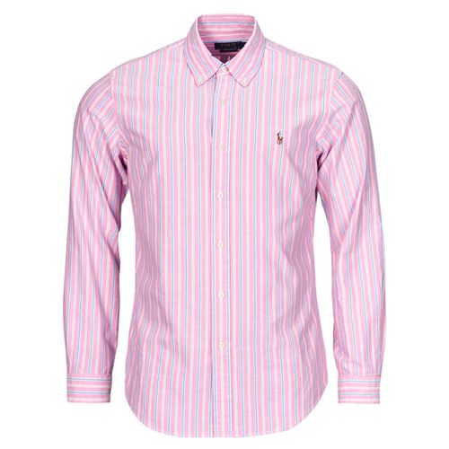 Camicia a maniche lunghe CHEMISE COUPE DROITE EN OXFORD RAYEE - Polo ralph lauren - Modalova