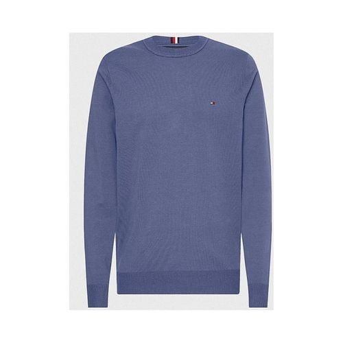 Maglione MW0MW21316 CRE NECK-C9T FADED INDIGO - Tommy hilfiger - Modalova