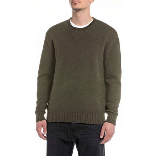 Maglione Maglia Relaxed Mud Green - Replay - Modalova