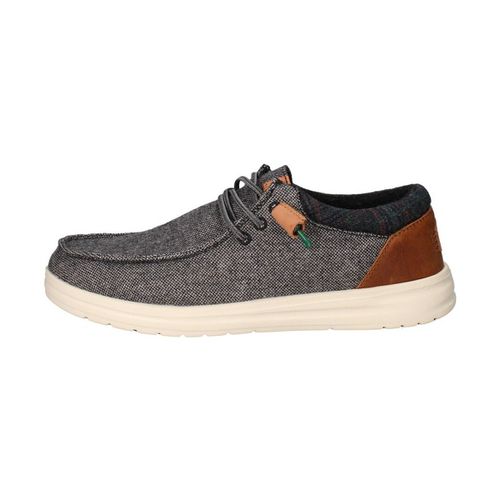 Sneakers Wally Grip Wool Sneakers Uomo Charcoal - HEYDUDE - Modalova