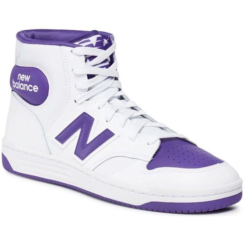 Sneakers BB480SCE-WHITE/PURPLE - New balance - Modalova