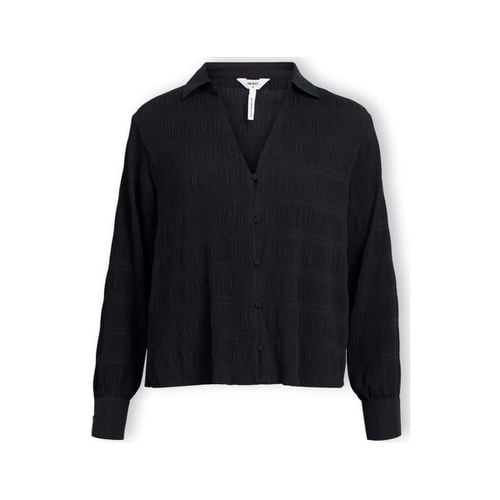 Camicetta Stina Shirt L/S - Black - Object - Modalova