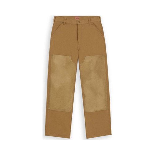 Pantaloni Lucas Waxed Double Knee Acorn Marrone - Dickies - Modalova