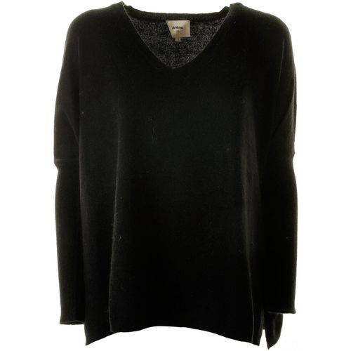 Maglione Maglia nera con scollo a V - Art Love - Modalova