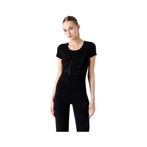 T-shirt T-shirt Donna Logo Series Crossover Stretch - Emporio Armani EA7 - Modalova