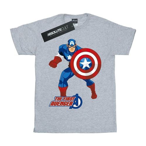 T-shirts a maniche lunghe The First Avenger - Captain America - Modalova