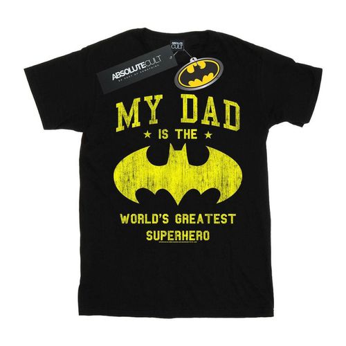 T-shirts a maniche lunghe My Dad Is Batman - Dc Comics - Modalova