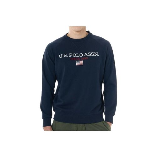 Felpa U.S. POLO ASSN.-FELPA GIROCOLLO CON RICAMO - U.S Polo Assn. - Modalova