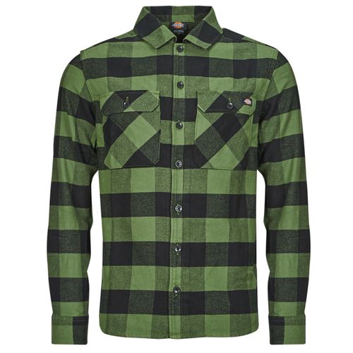 Camicia a maniche lunghe NEW SACRAMENTO SHIRT PINE GREEN - Dickies - Modalova