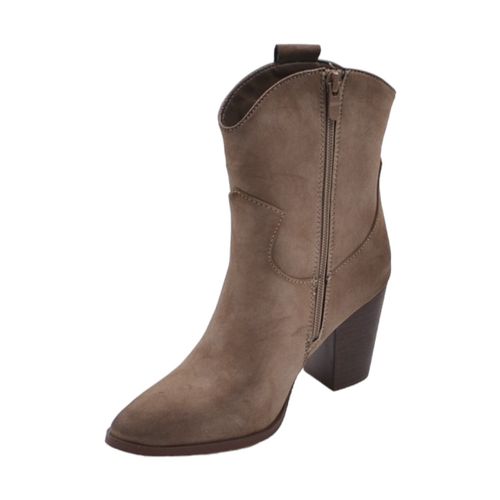 Tronchetti Tronchetto donna camperos con tacco in legno cono 7cm a punta i - Malu Shoes - Modalova