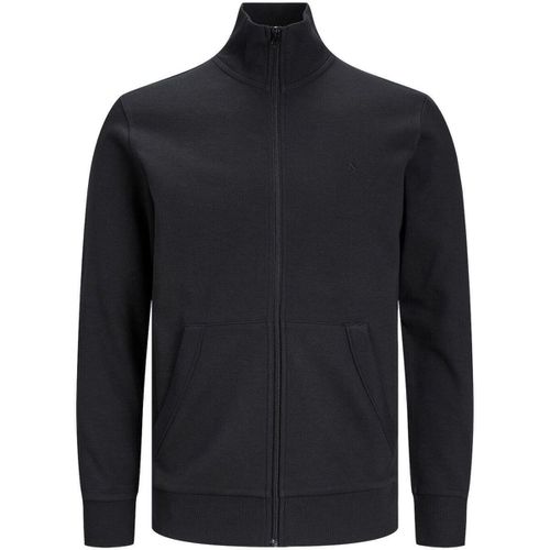 Felpa 12250737 PAULOS SWEAT ZIP-BLACK - Jack & jones - Modalova