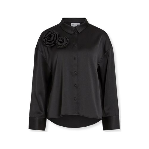 Camicetta Medina Rose Shirt L/S - Black - Vila - Modalova
