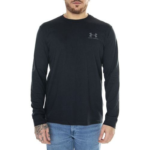 T-shirt & Polo Sportstyle Left Chest LS Black - Under armour - Modalova