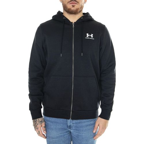 Felpa UA Rival Fleece Fz Hoodie Black Sweat - Under armour - Modalova