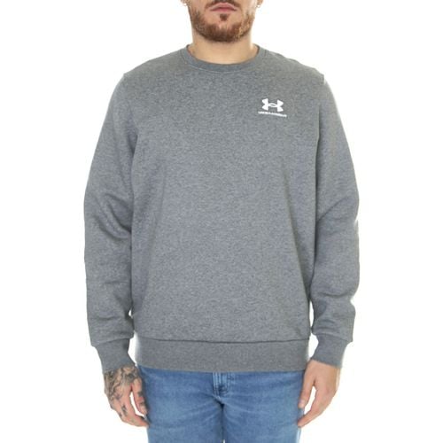 Felpa UA Essential Fleece Crew Grey Sweat - Under armour - Modalova