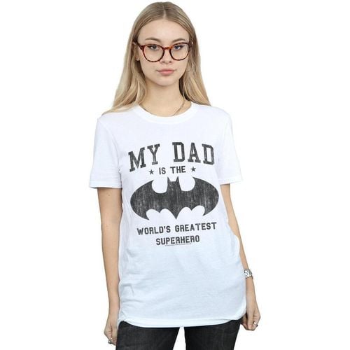 T-shirts a maniche lunghe My Dad Is Batman - Dc Comics - Modalova