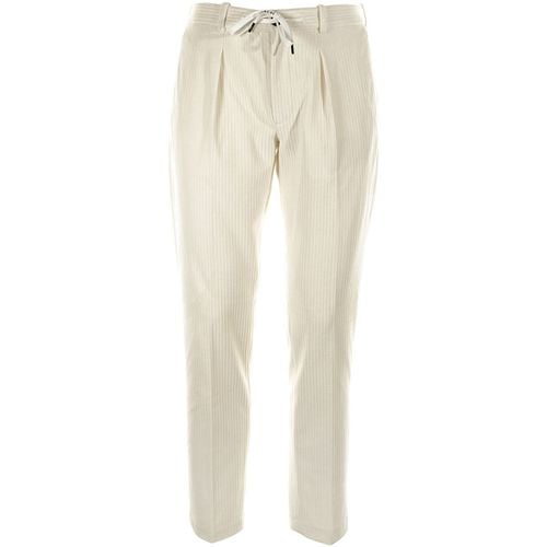 Pantaloni Pantalone cream con coulisse - Circolo 1901 - Modalova