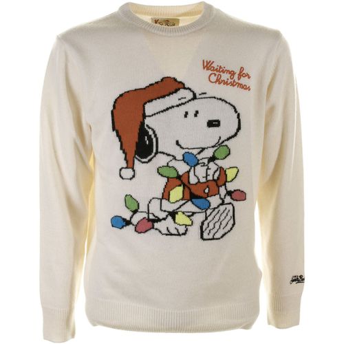 Maglione Maglia girocollo bianca Snoopy - Mc2 Saint Barth - Modalova