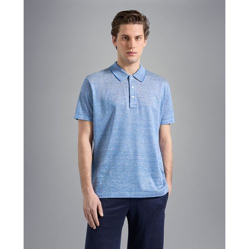 Felpa Polo lino e cotone Paul Shark - Paul & Shark - Modalova