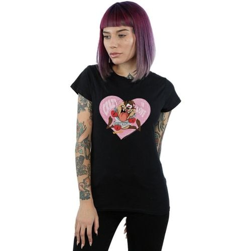 T-shirts a maniche lunghe Valentine's Day Crazy In Love - Dessins Animés - Modalova