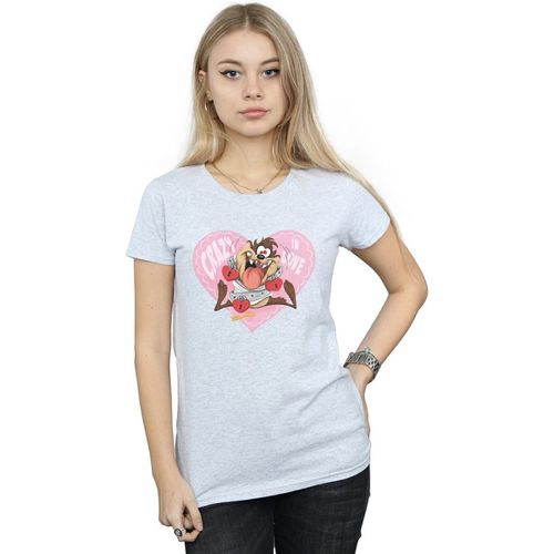 T-shirts a maniche lunghe Valentine's Day Crazy In Love - Dessins Animés - Modalova