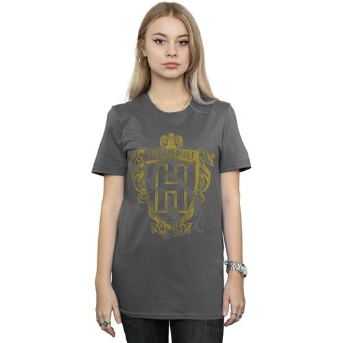 T-shirts a maniche lunghe Hufflepuff - Harry Potter - Modalova