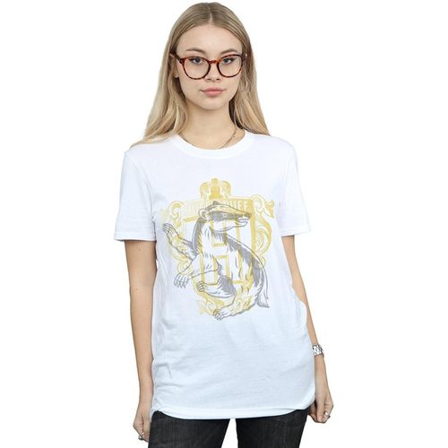 T-shirts a maniche lunghe Hufflepuff - Harry Potter - Modalova