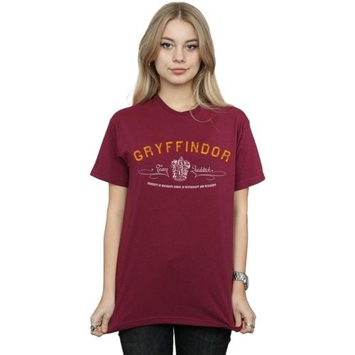 T-shirts a maniche lunghe Gryffindor Quidditch - Harry Potter - Modalova