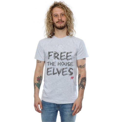 T-shirts a maniche lunghe Free The House Elves - Harry Potter - Modalova