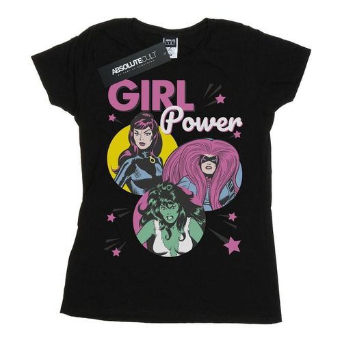 T-shirts a maniche lunghe Girl Power - Marvel - Modalova