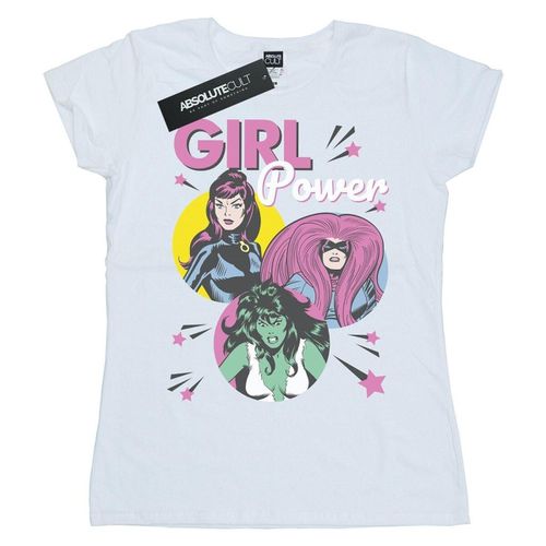 T-shirts a maniche lunghe Girl Power - Marvel - Modalova