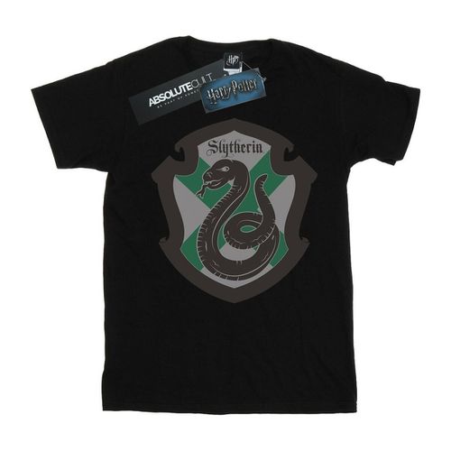 T-shirts a maniche lunghe Slytherin Crest Flat - Harry Potter - Modalova