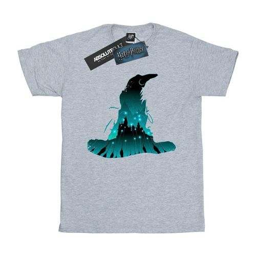 T-shirts a maniche lunghe Hogwarts Silhouette - Harry Potter - Modalova