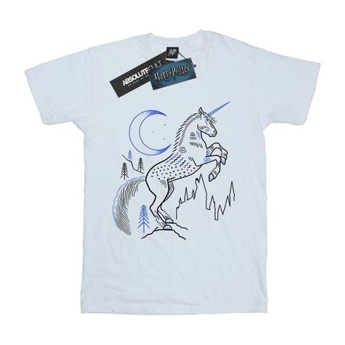 T-shirts a maniche lunghe Unicorn Line Art - Harry Potter - Modalova