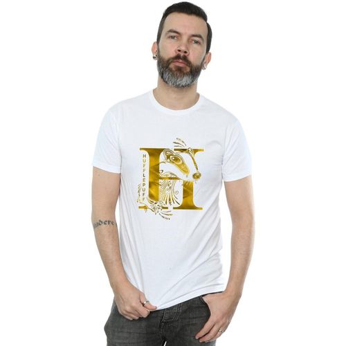 T-shirts a maniche lunghe Hufflepuff - Harry Potter - Modalova