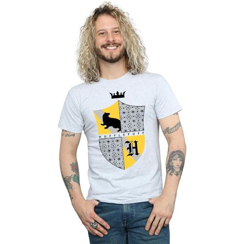 T-shirts a maniche lunghe Hufflepuff - Harry Potter - Modalova