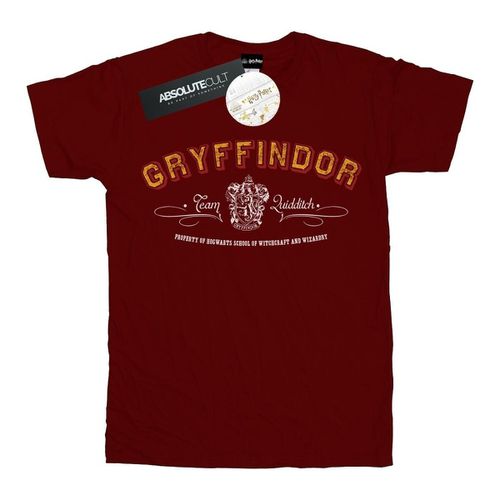 T-shirts a maniche lunghe Gryffindor Quidditch - Harry Potter - Modalova