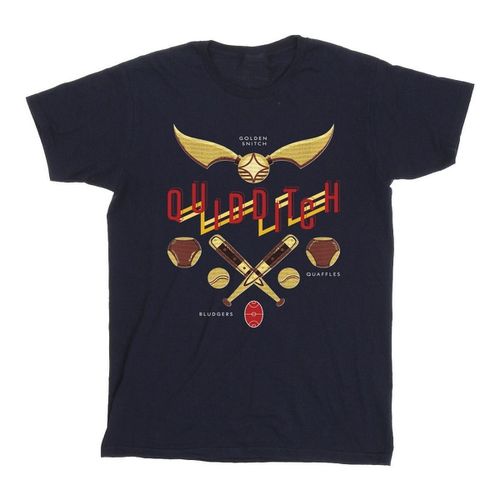 T-shirts a maniche lunghe Quidditch Golden Snitch - Harry Potter - Modalova